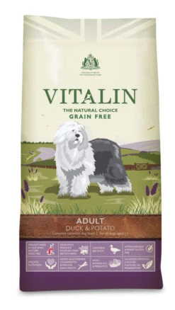 Vitalin Natural Grain Free Duck & Potato Adult Dry Dog Food