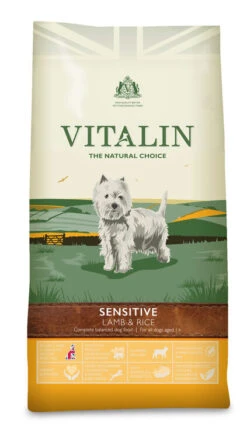 Vitalin Natural Sensitive Lamb & Rice Dog Food