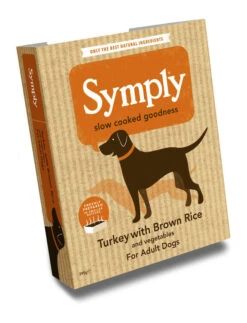 Symply Adult Turkey Bake Brown Rice & Veg Wet Dog Food -Pampered Paws 1231021926 SymplyWetPackShotTurkey26RiceAdult