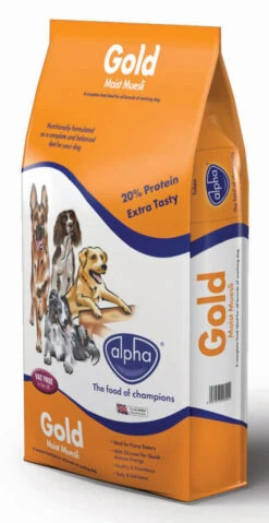 Alpha Gold Moist Muesli Dog Food 15kg