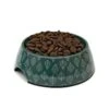 Great&Small Green Leaf Melamine Bowl -Pampered Paws 212501