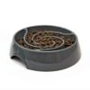 Great&Small Grey Slow Down Swirl Bowl -Pampered Paws 212510