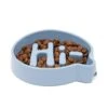 Great&Small Blue Slow Down Hi! Bowl -Pampered Paws 212874web2