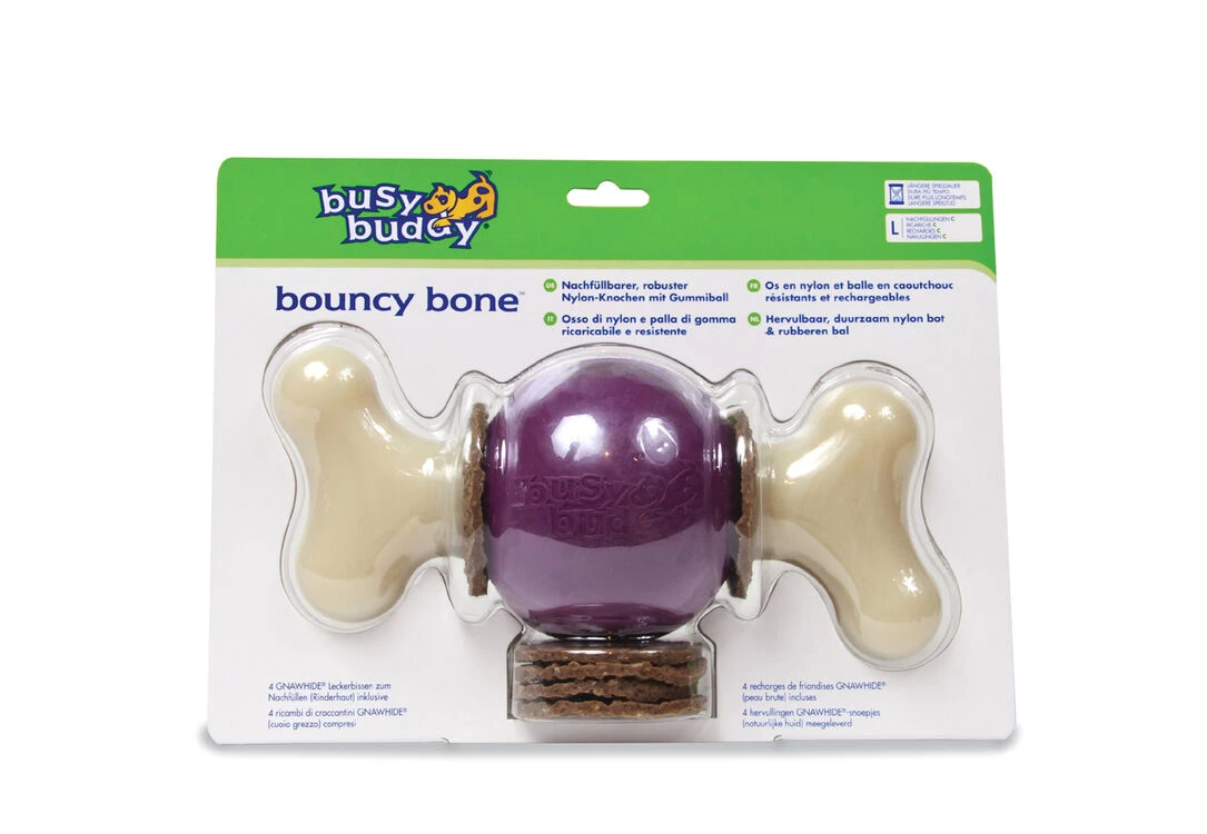 PetSafe Busy Buddy Bouncy Bone Dog Chew 3 PetSafe Busy Buddy Bouncy Bone Dog Chew