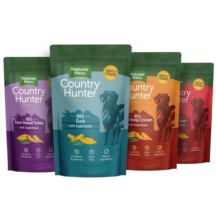 12 X 150g Country Hunter Superfood Selection Dog Pouches 3 12 X 150g Country Hunter Superfood Selection Dog Pouches