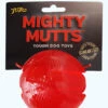 PetLove Mighty Mutts Rubber Ball Dog Toy -Pampered Paws 54385