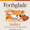 18 X 395g Forthglade Complete Adult Turkey With Brown Rice & Veg -Pampered Paws 57597