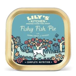 10 X 150g Lily's Kitchen Wet Dog Tray Fishy Fish Pie