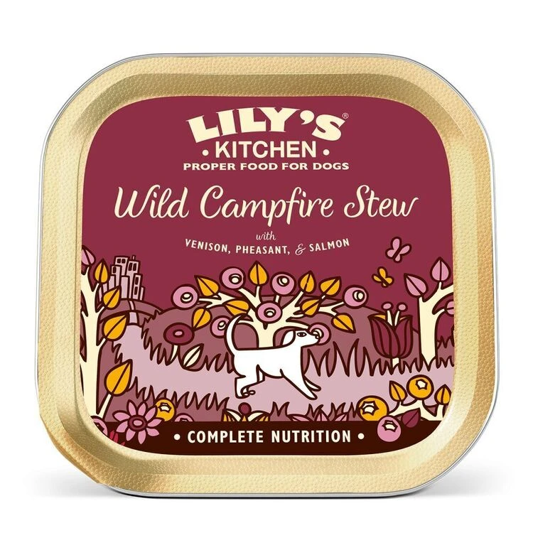 10 X 150g Lily's Kitchen Wet Dog Tray Wild Campfire Stew 3 10 X 150g Lily's Kitchen Wet Dog Tray Wild Campfire Stew