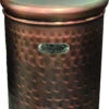 Hound Hammered Antique Copper Finish Pet Treat Canister -Pampered Paws 65591