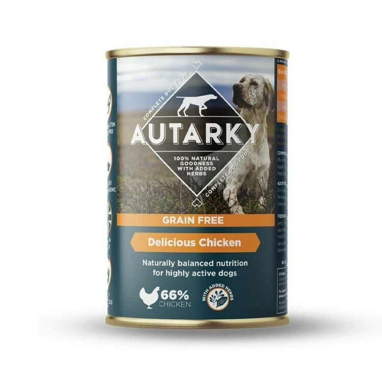 Autarky Adult Dog Grain Free Chicken 12x395g 3 Autarky Adult Dog Grain Free Chicken 12x395g