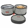 KONG Fold Up Travel Double Dog Bowl -Pampered Paws 815450