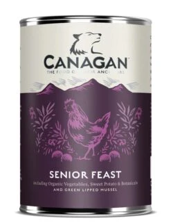 6 X 400g Canagan Senior Feast Chicken And Turkey Wet Dog Food