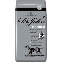 Dr John Titanium Dry Working Dog Food -Pampered Paws Dr John Titanium 900px sq 1