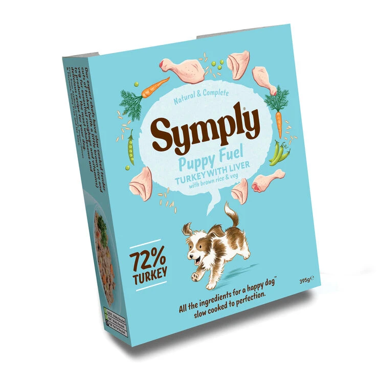 Symply Puppy Turkey With Brown Rice & Veg Dog Food 4 Symply Puppy Turkey With Brown Rice & Veg Dog Food - Image 2