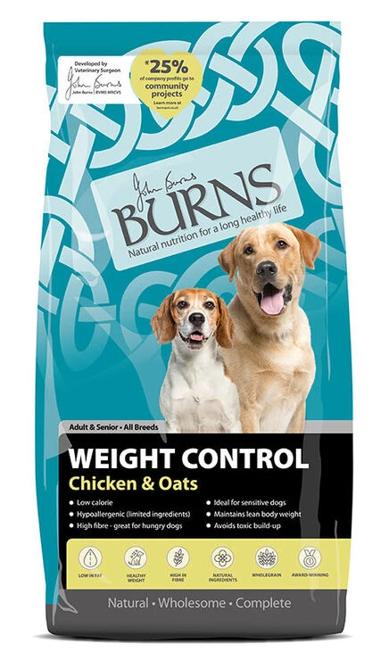 Burns Weight Control Chicken And Oats Dog Food 5 Burns Weight Control Chicken And Oats Dog Food - Image 3
