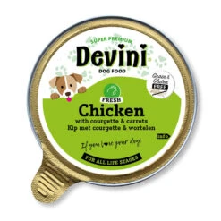 Devini Chicken With Courgette & Carrots Wet Dog Food