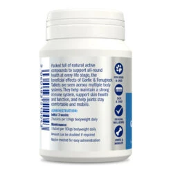 Dorwest Garlic & Fenugreek Tablets -Pampered Paws gf200 s1