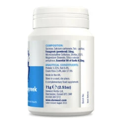 Dorwest Garlic & Fenugreek Tablets -Pampered Paws gf200 s2