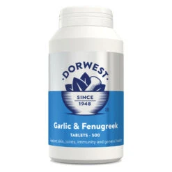 Dorwest Garlic & Fenugreek Tablets -Pampered Paws gf500