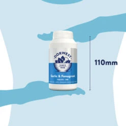 Dorwest Garlic & Fenugreek Tablets -Pampered Paws gf500 pt12