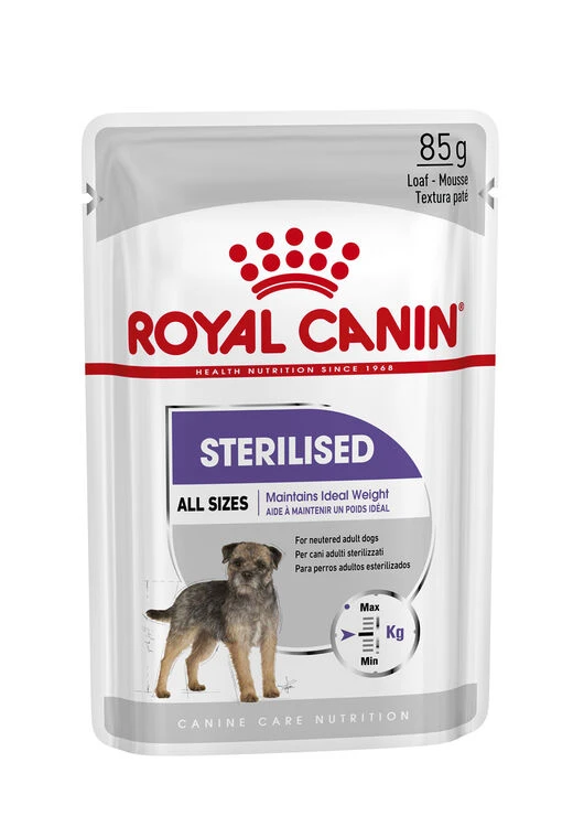ROYAL CANIN® Sterilised Care Wet Pouches Adult Dog Food 3 ROYAL CANIN® Sterilised Care Wet Pouches Adult Dog Food