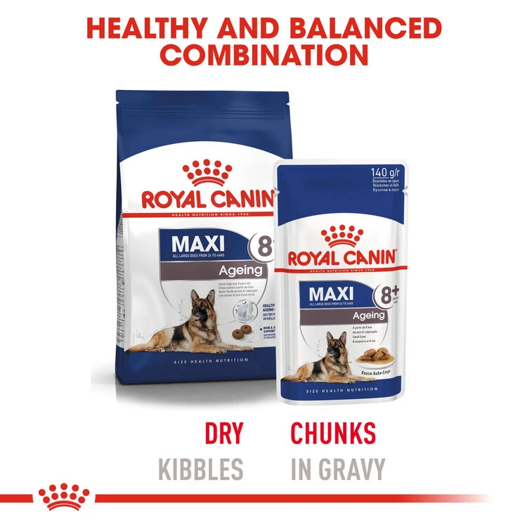 ROYAL CANIN® Maxi Large Breed Ageing 8+ In Gravy Wet Dog Food 5 ROYAL CANIN® Maxi Large Breed Ageing 8+ In Gravy Wet Dog Food - Image 3