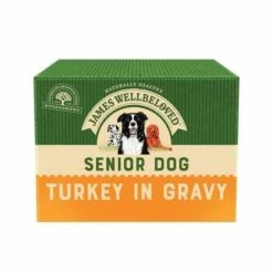 10 X James Wellbeloved Senior Dog Food Pouches - Turkey 150g