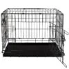 Lords & Labradors Deluxe Black Dog Crate -Pampered Paws lords and labradors black crate studio