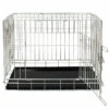Lords & Labradors Deluxe Silver Dog Crate 2 Lords & Labradors Deluxe Silver Dog Crate -Pampered Paws lords and labradors silver crate studio
