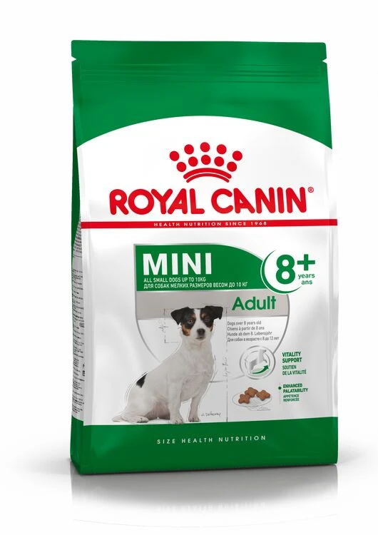 ROYAL CANIN® Mini Adult 8+ Dry Dog Food 3 ROYAL CANIN® Mini Adult 8+ Dry Dog Food