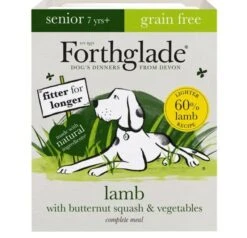 18 X Forthglade Grain Free Lamb Butternut Squash & Vegetables Complete Senior Wet Dog Food 395g
